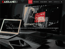 Tablet Screenshot of cakranet.com